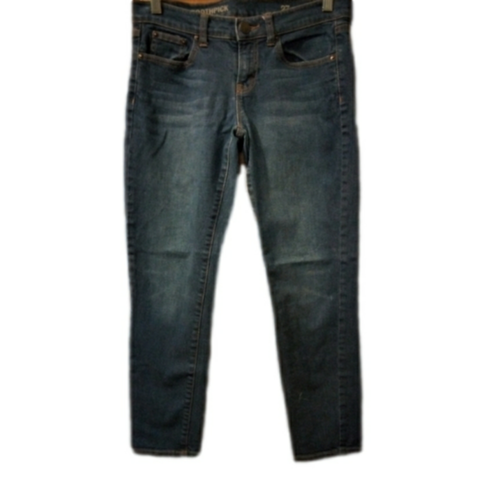 J. Crew Junior's Toothpick 27 Ankle Med. Wash Jeans
